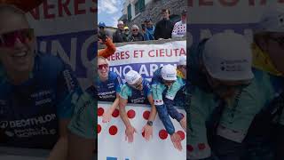 Incredible fans at the Tour de France  DECATHLON AG2R LA MONDIALE TEAM [upl. by Aihtennek]