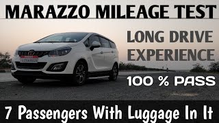 Mahindra Marazzo M6  M6 Plus Mileage Test  Long Drive Experience Review  Bs6  2020  In Hindi [upl. by Lrad]