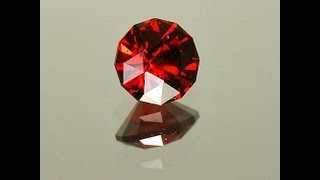 211 CTS Round Checkerboard Cut Natural Pyrope Red Garnet Loose Gemstone [upl. by Zavras]