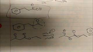 Retrosynthesis of the Malonic Ester Synthesis Products Make This [upl. by Colbert]