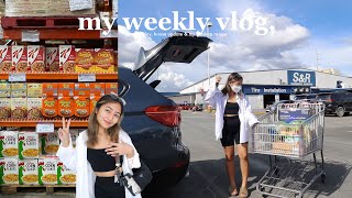 VLOG • Weekly Grocery again House Update amp Gimbap Recipe 🧃🍓  Ry Velasco [upl. by Esyli]