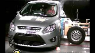 Euro NCAP  Ford CMAX  2010  Crash test [upl. by Nospmoht]