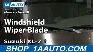 How To Replace Windshield Wiper Blade 0106 Suzuki XL7 [upl. by Bekha371]