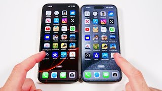 iPhone 16 Pro Max vs iPhone 15 Pro Max Speed Test [upl. by Nohsar]