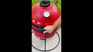 How to Smoke Ribs on Kamado Joe Jr Classic Grill Unleashing Flavorful BBQ Perfection 🔥🍖 [upl. by Enwahs]