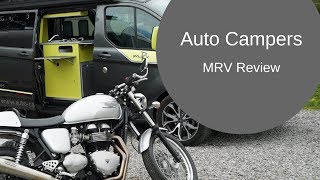 The Camper Van that carries a MOTORCYCLE AutoCampers MRV Review CC [upl. by Booze]