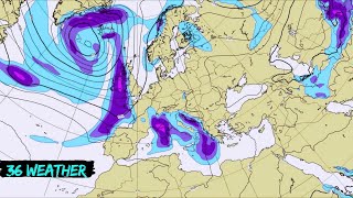 ΚΑΙΡΟΣ  8 Νοεμβρίου 2024  Μοντέλo ECMWF  Υετός  βροχές Καταιγίδες  Στην Ευρώπη [upl. by Akinehs]