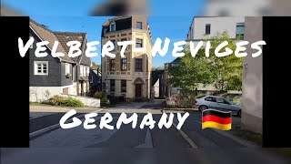 Walking Tour VelbertNeviges Germany 🇩🇪 [upl. by Eiramanel]