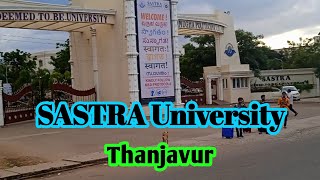 SASTRA University Thanjavur Road Side View  Shanmuga Polytechnic  Best University in Thanjavur [upl. by Anuait]