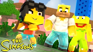 Minecraft WHOS YOUR FAMILY  O BEBÊ MAIS LOUCO DOS SIMPSONS  The Simpsons [upl. by Edyth]