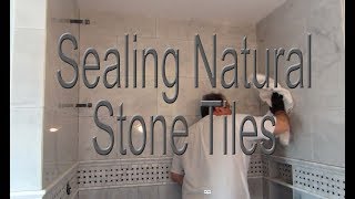 How when and why you should seal your Marble or stone tile [upl. by Kucik317]