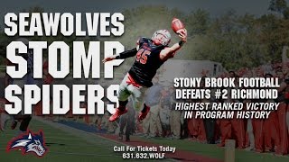 Stony Brook Football vs 2 Richmond  Sept 17 2016 [upl. by Warde]