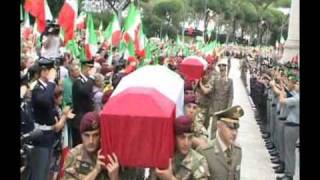 Funerali Solenni soldati morti in Afghanistan Tribute to italian soldiers [upl. by Annitsirhc112]