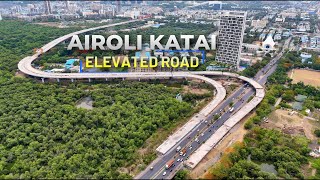 Airoli Katai Freeway Latest Progress  June 2024 [upl. by Nnayr771]