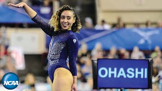 Katelyn Ohashis sensational floor routine at the 2019 NCAA gymnastics championship [upl. by Licna]