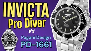 Invicta Pro Diver Review PLUS Comparison with PD1661 [upl. by Ezekiel]