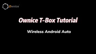 Ownice T Box Tutorial  Wireless Android Auto for Tesla [upl. by Aierb345]