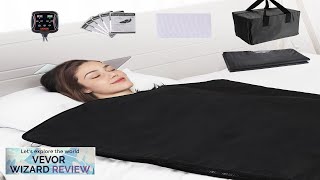 VEVOR Sauna Blanket for Detoxification Portable Far Infrared Sauna for Home Relaxation Review [upl. by Alidis]