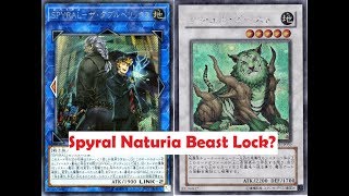 YUGIOH Spyral  Naturia Beast Lock Combo [upl. by Ayikal]