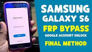 Samsung S6 G920F Frp Bypass Android 70 Youtube Update Fix Very Easy Method 2021 [upl. by Neelia]