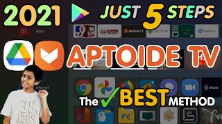 Install Aptoide TV App on Android TV  Box [upl. by Berman804]