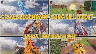 S2 Legendary Fennec Unique Feature And Inspection  All Legendary Guns Gameplay  Kill Effect  Codm [upl. by Fionnula]