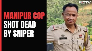 Manipur Police Officer Shot By Sniper At StateBSF Helipad Site In Moreh [upl. by Cordier]