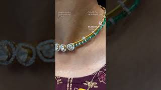 Amazing Zircone Stone Gold Necklace at just 20gms foryou viralvideo [upl. by Staten]