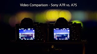 Sony A7S vs A7R Video Comparison [upl. by Keriann]