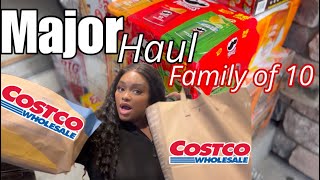 MAJOR COSTCO HAUL FAMILY OF 9 KIDS [upl. by Nac]