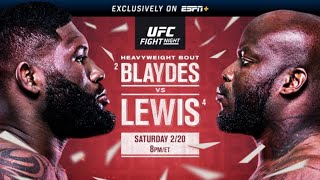 UFC VEGAS 19 LIVE BLAYDES VS LEWIS LIVESTREAM amp FULL FIGHT NIGHT COMPANION [upl. by Ahtiuqal]