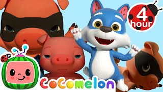 Wolf Craving Pigs in a Blanket Three Little Pigs  More  Cocomelon  Nursery Rhymes amp Kids Songs [upl. by Arerrac979]