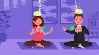 Twin Hearts Meditation Animation Arabic [upl. by Amelia]