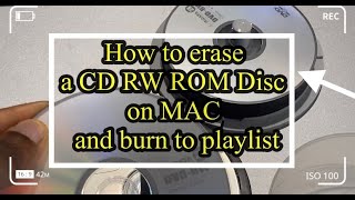 How to Format or Erase CD or DVD or Rewrite a CD RW or DVD RW Using Mac 2022 Free Quick and Easy [upl. by Luhar738]