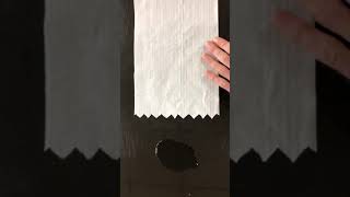 Water absorbed by paper towel  cohesion adhesion and capillary action [upl. by Oker]