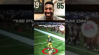 Greg Jennings Reacts to GREATEST MADDEN CLIP OF ALLTIME 🔥 [upl. by Neryt112]