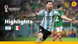 Messi magic sets up win  Argentina v Mexico  FIFA World Cup Qatar 2022 [upl. by Cadmarr]