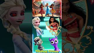 Disney Pixar Moana🆚 Frozen Elsa🆚 Bebefinn🆚 Incredibox Sprunki Dame Tu Cosita coffindance tileshop [upl. by Farver]