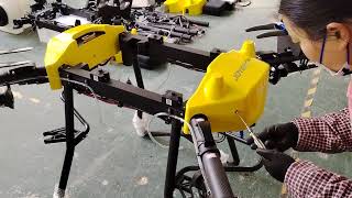 Joyance 40L drone how to assemble and disassemble part 1 [upl. by Ainessey]