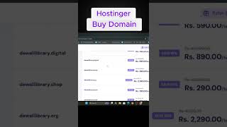 Domain Kaise Buy Karen Hostinger se Domain Buy Karne ka Tarika [upl. by Gan]