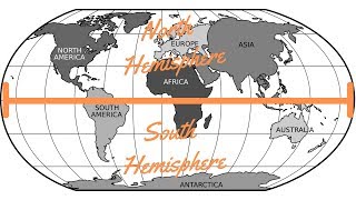 Northern Hemisphere vs Southern Hemisphere  Whats The Difference between them [upl. by Enait]