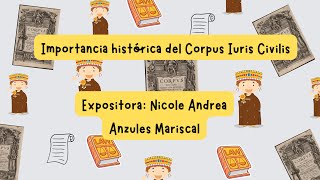 Importancia histórica del Corpus Iuris Civilis [upl. by Llireva984]