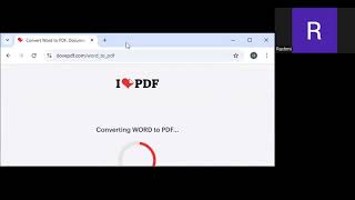 How to convert an MS word document to PDF using NVDA [upl. by Annair]