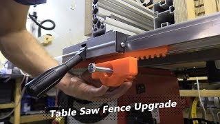 New Table Saw Fence  Fine Adjustment Test [upl. by Harbert]