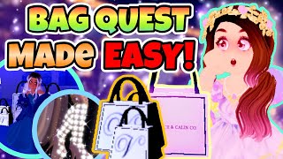 Vionciis BAG QUEST Made EASYTIPS amp Possible LOCATIONS😊Royale High 2022 New Years Quest Tutorial [upl. by Octavian]