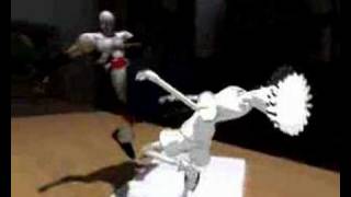 Fido  7up  vs Juomaru  Sanshiro  Fight3d short movie [upl. by Ashbaugh478]