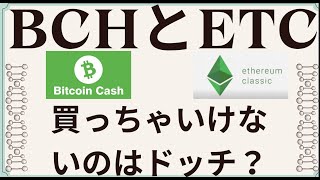 BCHビットコインキャッシュ）とETCイーサリアムクラシック）買っちゃいけないのはドッチ？？ [upl. by Adnarrim688]