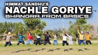 NACHLE GORIYE  BHANGRA  HIMMAT SANDHU  DESI FRENZY  BHANGRA FROM BASICS  ANSAL TOWN [upl. by Marten]