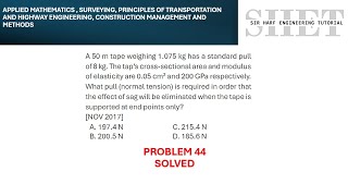 MSTC Refresher 44 Normal Tension in Tape Corrections [upl. by Helaina]