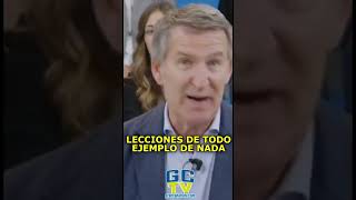 quotLecciones de todo ejemplo de nadaquot Feijóo sobre Gobierno de Pedro Sánchez pp psoe vox sumar [upl. by Wollis]